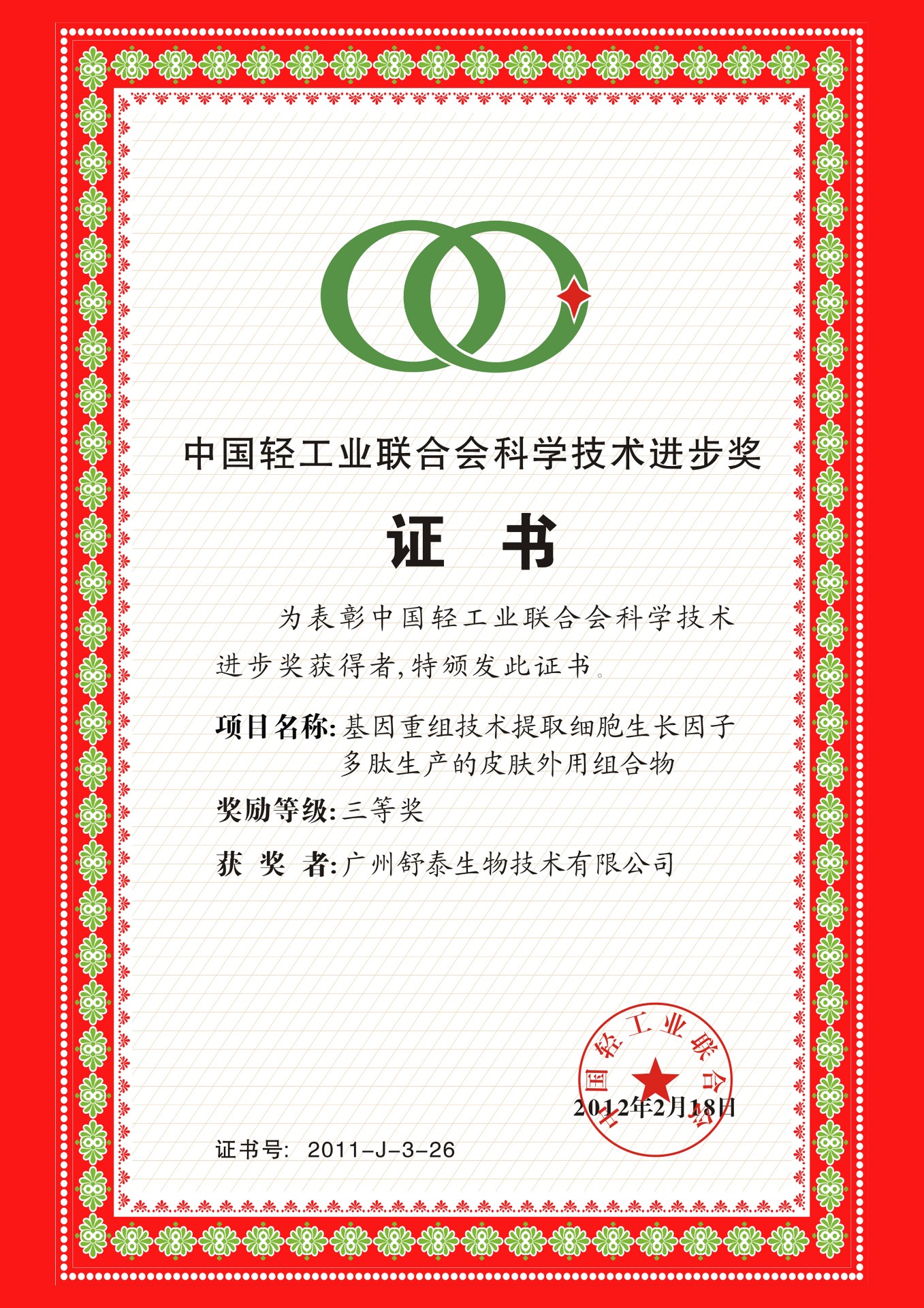 化(huà)妝品行業“奧斯卡獎”